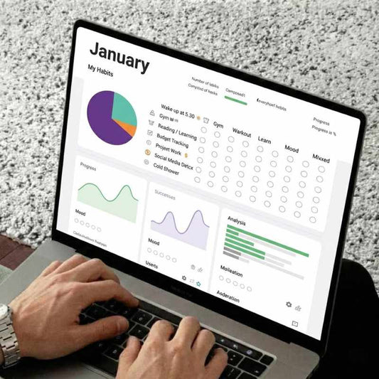 Planificador de hábitos diarios y semanales: plantilla de hoja de cálculo